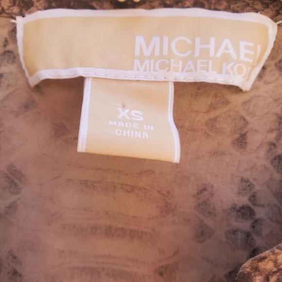 Michael Kors Snakeskin Print Dress Size XS - Picture 3 of 9